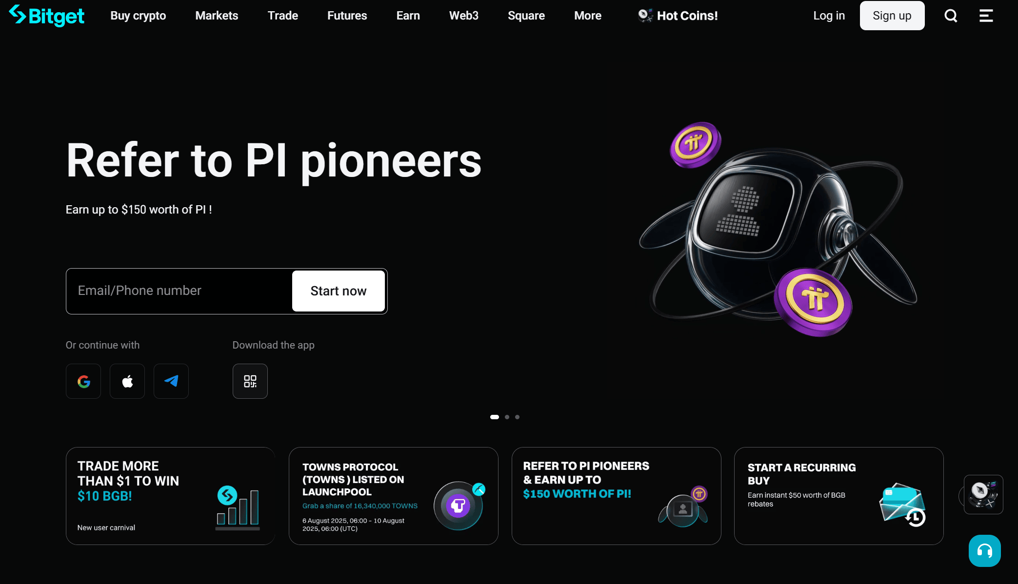 Bitget platforma de tranzactionare crypto si Rewards Center