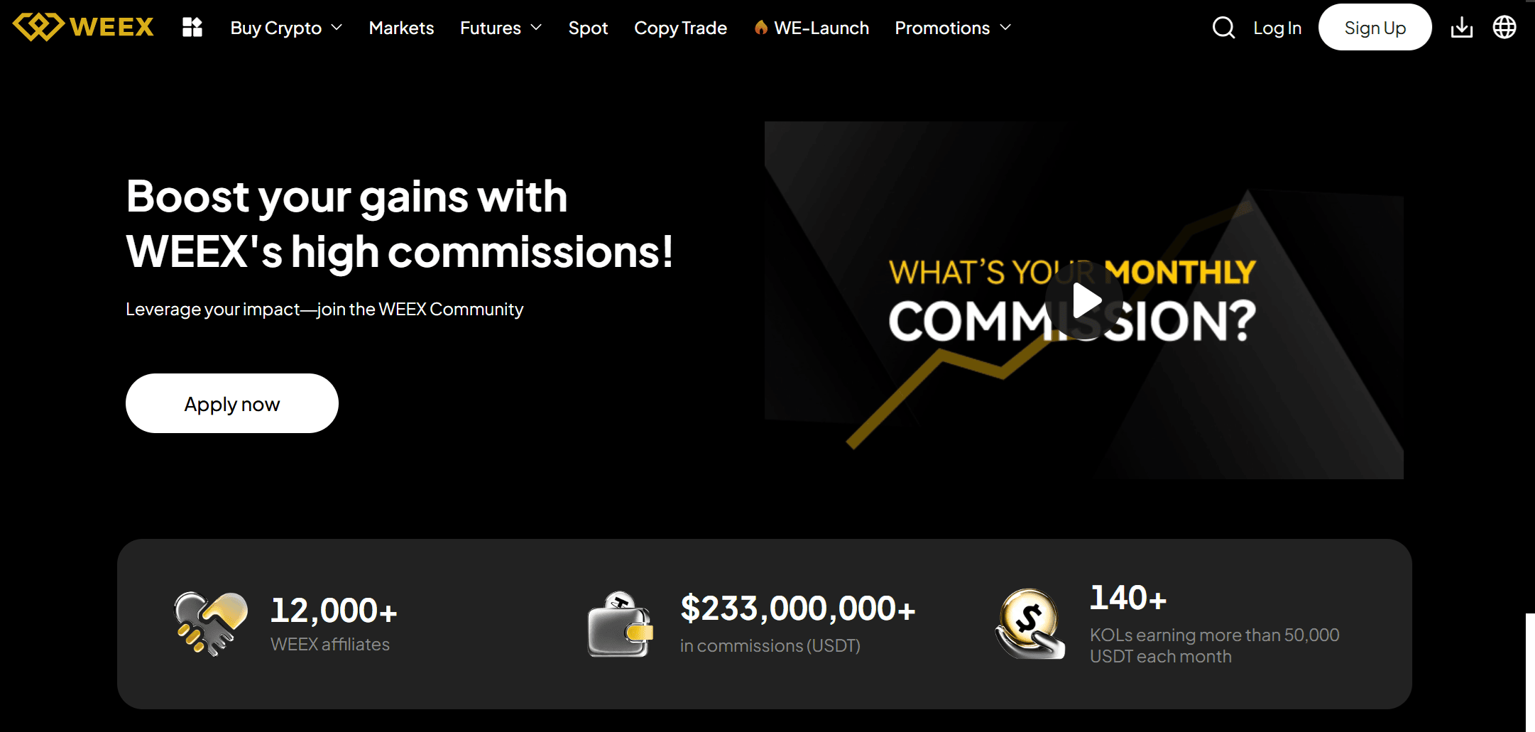 WEEX program de afiliere si WXT token structura comisioane