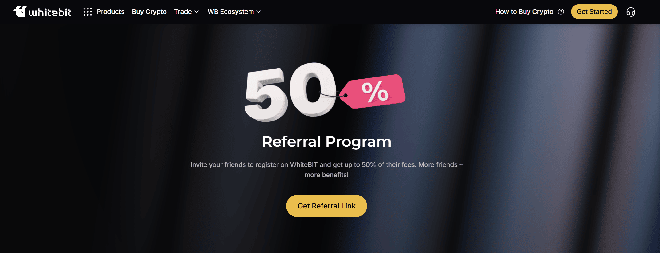 WhiteBIT program de recomandare si afiliere structura comisioane